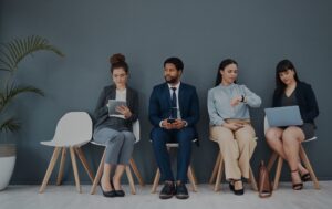 recruitment-hiring-and-watch-with-business-people